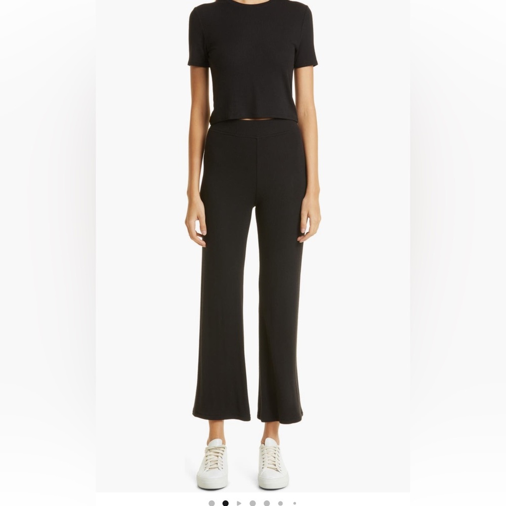 NWT ATM Anthony Thomas Melillo Rib Ankle Flare Pants